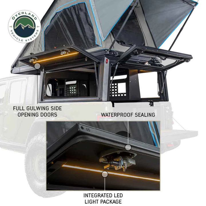 Overland Vehicle Systems MagPak Camper Shell/Roof Top Tent Combo