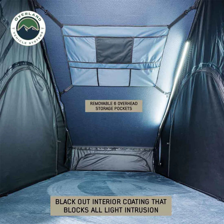 Overland Vehicle Systems XD Lhotse Clam Shell Aluminum Hard Shell Roof Top Tent