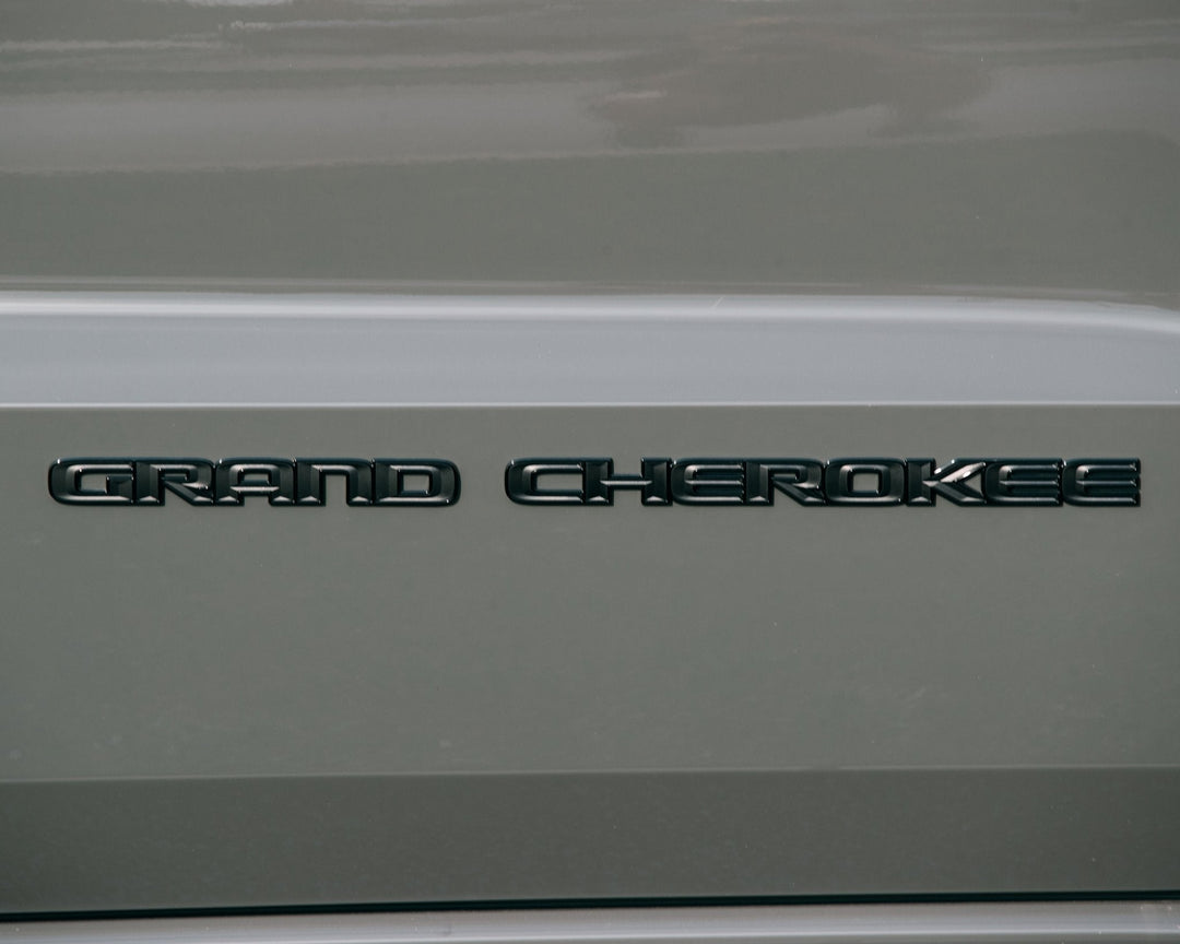 GRAND CHEROKEE Door Emblem Overlay Decal Set | Fits 2017–2022 WK2