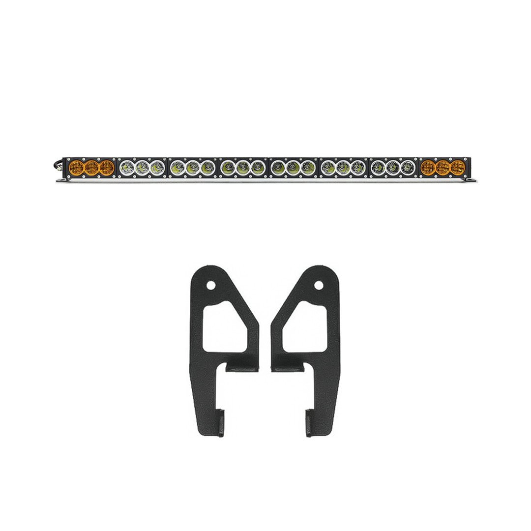 Premium Roof Rack Front Light Bar Kit for 2005-2023 Toyota Tacoma