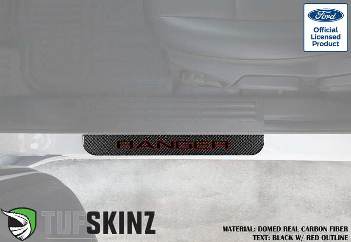 Door Sill Protection Overlays (Domed) 2019-2023 Ford Ranger
