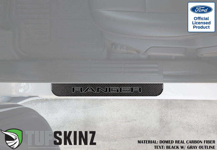 Door Sill Protection Overlays (Domed) 2019-2023 Ford Ranger