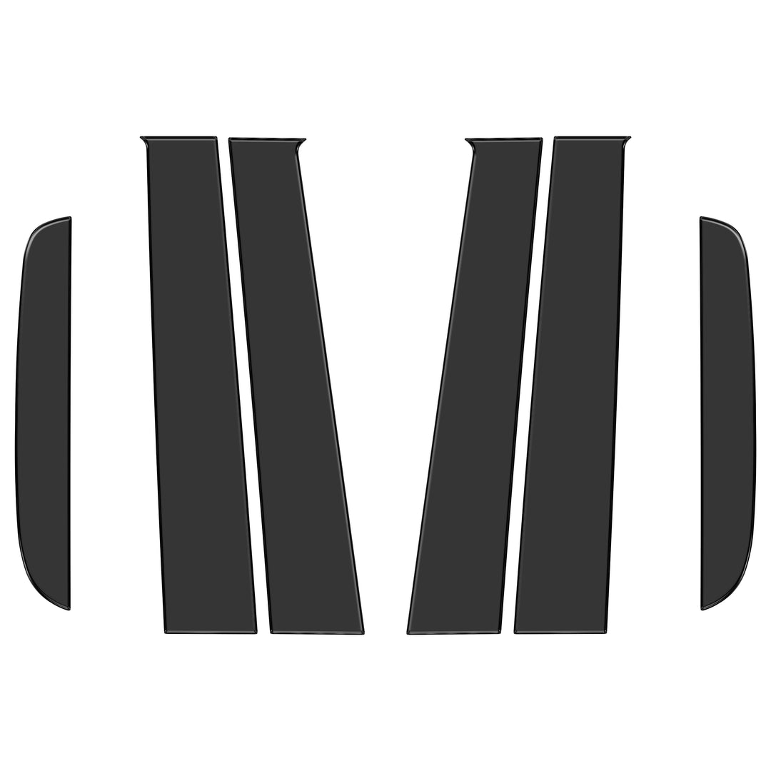 Door Pillar (B+C) Overlays Fits 2019-2023 Ford Ranger SuperCrew