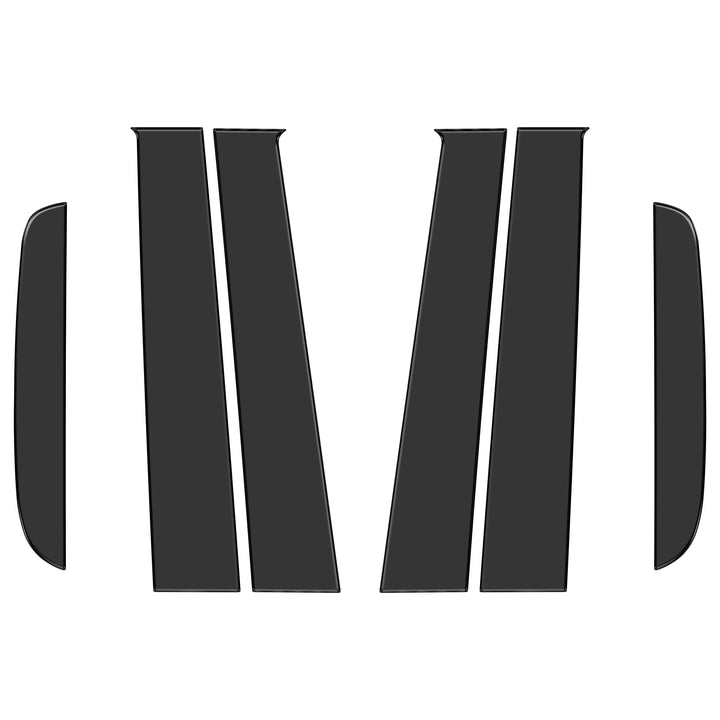 Door Pillar (B+C) Overlays Fits 2019-2023 Ford Ranger SuperCrew