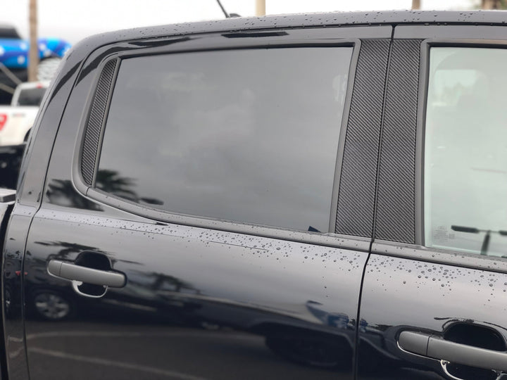 Door Pillar (B+C) Overlays Fits 2019-2023 Ford Ranger SuperCrew