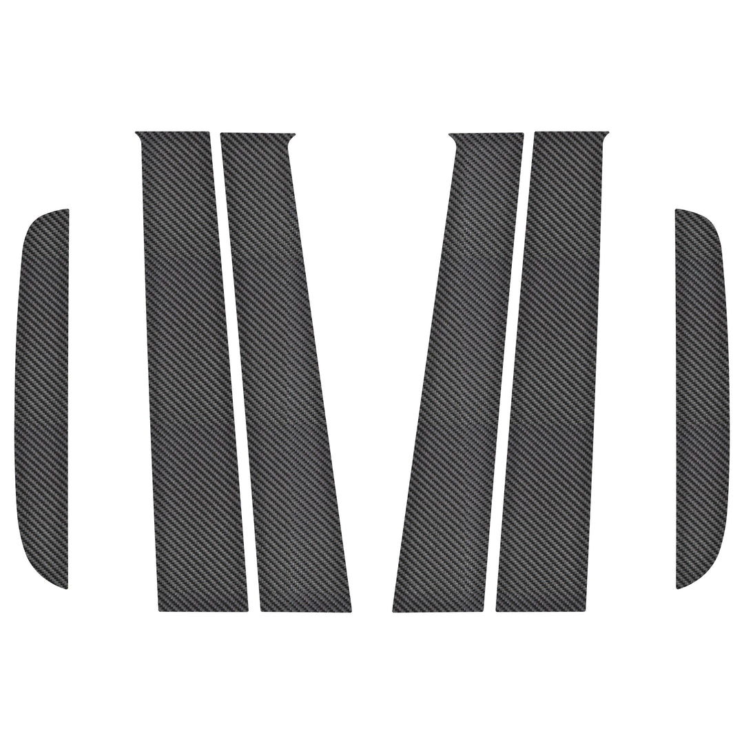 Door Pillar (B+C) Overlays Fits 2019-2023 Ford Ranger SuperCrew