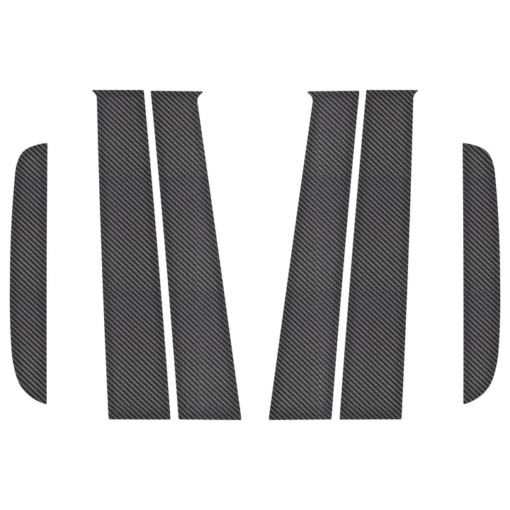 Door Pillar (B+C) Overlays Fits 2019-2023 Ford Ranger SuperCrew