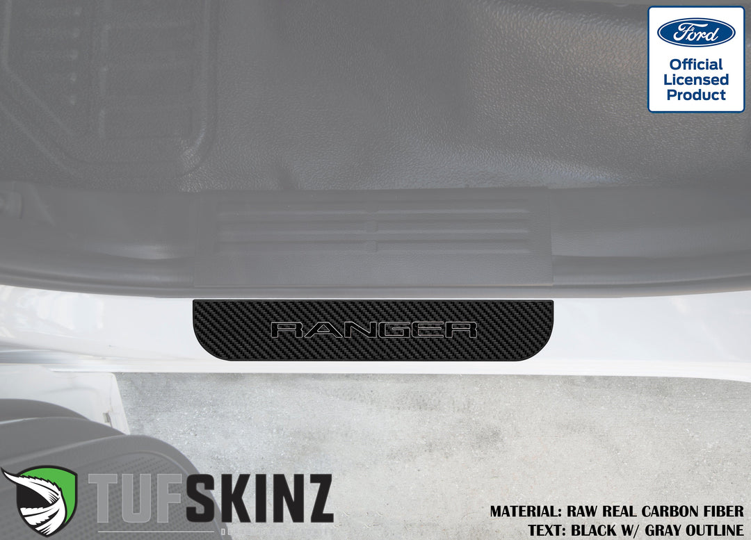 Door Sill Protection Overlays (Domed) 2019-2023 Ford Ranger