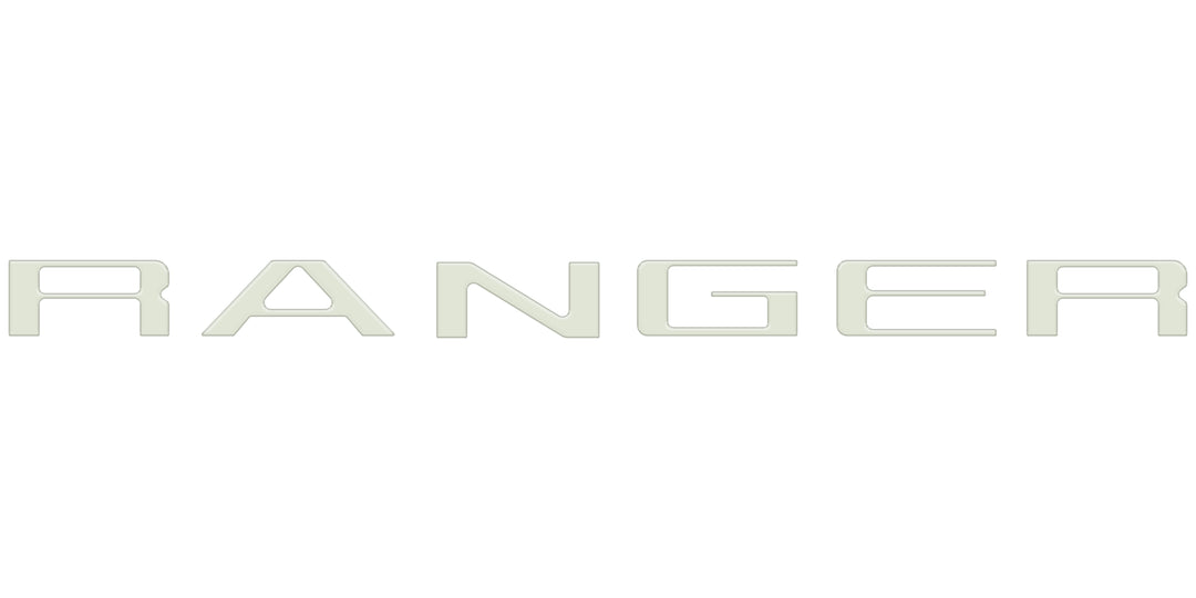 Tailgate Letter Inserts Fits 2024-2026 Ford Ranger