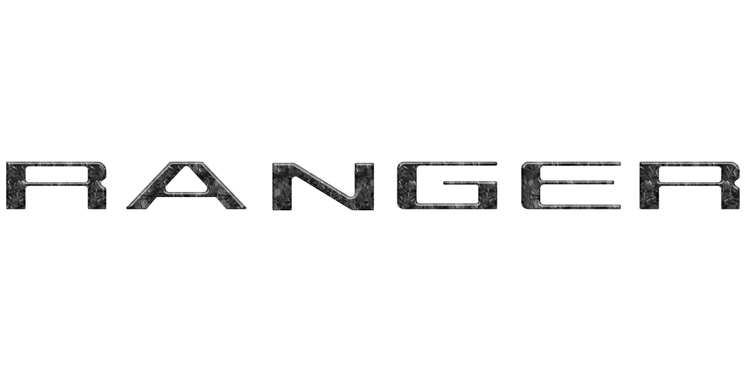 Tailgate Letter Inserts Fits 2024-2026 Ford Ranger