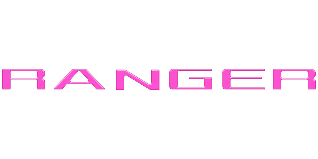 Tailgate Letter Inserts Fits 2024-2026 Ford Ranger