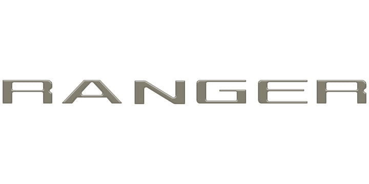 Tailgate Letter Inserts Fits 2024-2026 Ford Ranger