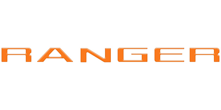 Tailgate Letter Inserts Fits 2024-2026 Ford Ranger