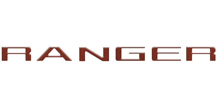 Tailgate Letter Inserts Fits 2024-2026 Ford Ranger