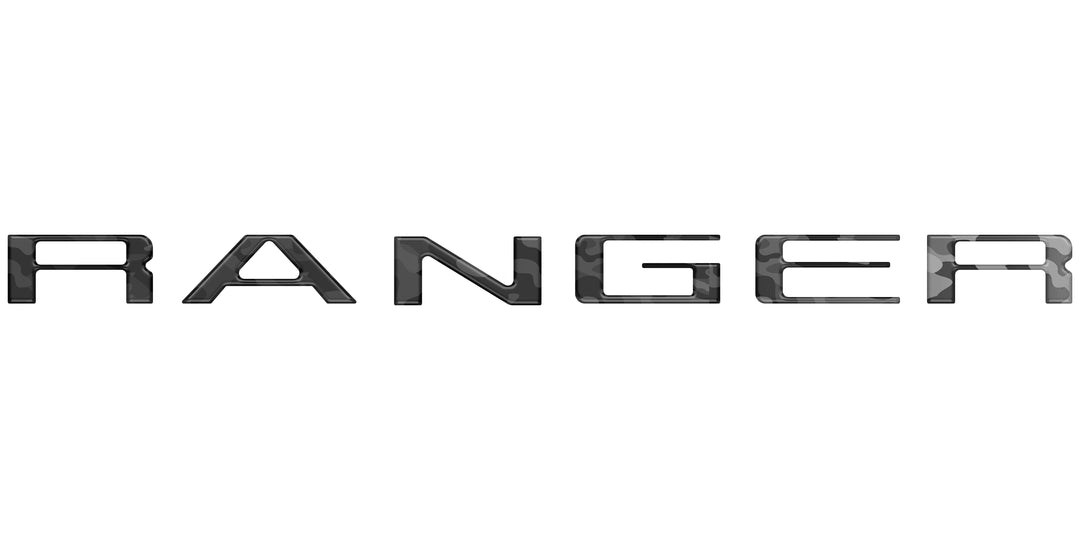 Tailgate Letter Inserts Fits 2024-2026 Ford Ranger