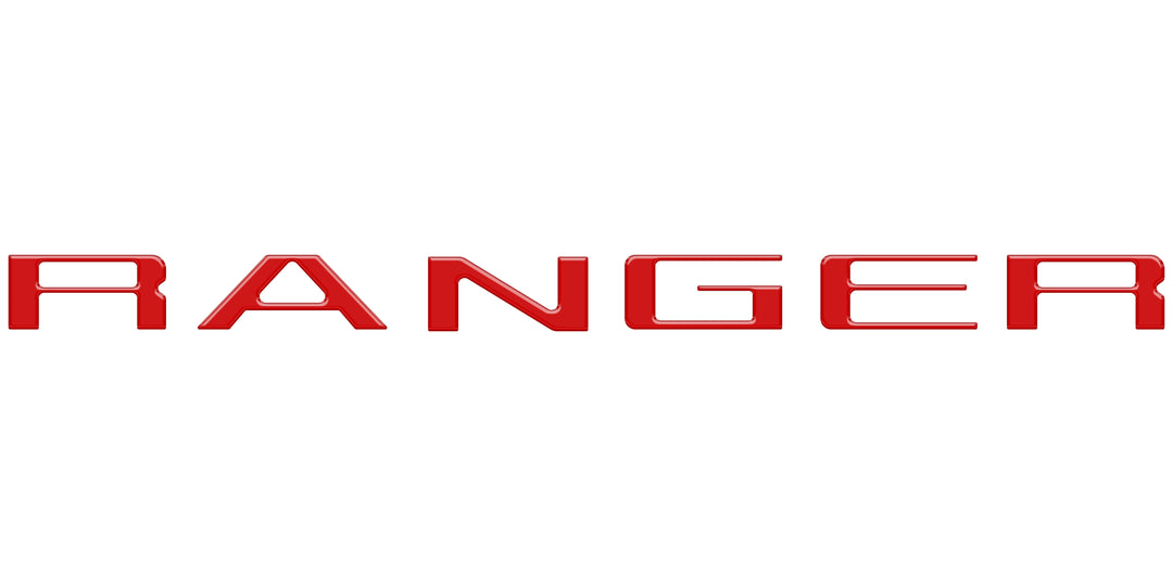 Tailgate Letter Inserts Fits 2024-2026 Ford Ranger