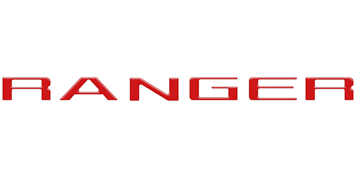 Tailgate Letter Inserts Fits 2024-2026 Ford Ranger