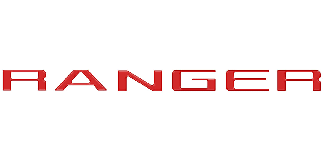 Tailgate Letter Inserts Fits 2024-2026 Ford Ranger