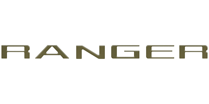 Tailgate Letter Inserts Fits 2024-2026 Ford Ranger