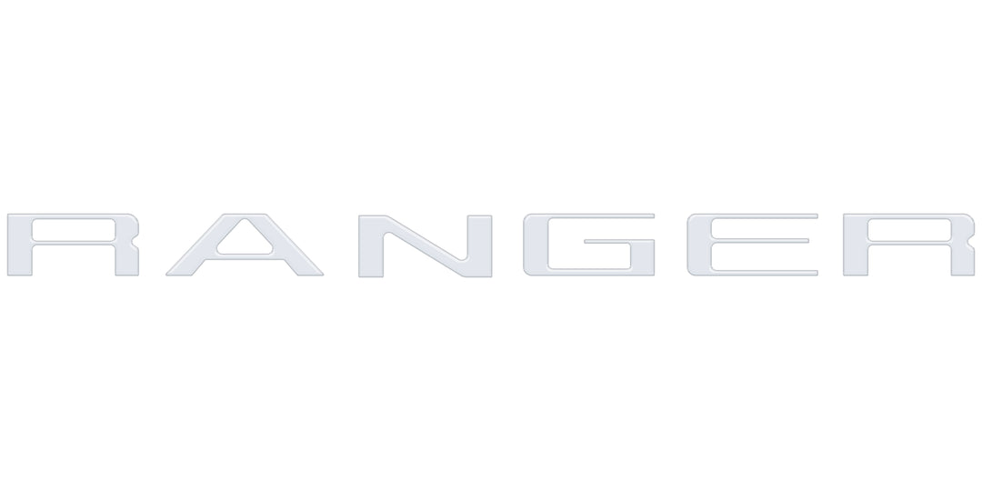 Tailgate Letter Inserts Fits 2024-2026 Ford Ranger