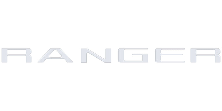 Tailgate Letter Inserts Fits 2024-2026 Ford Ranger