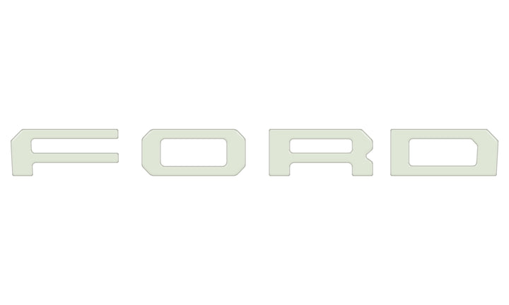 Ford Performance Grille Letter Overlays Fits 2019-2023 Ford Ranger