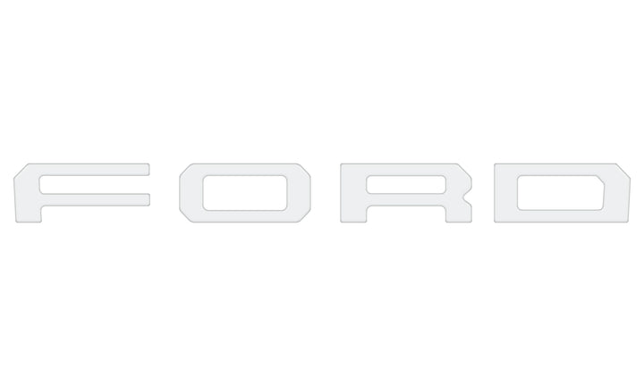 Ford Performance Grille Letter Overlays Fits 2019-2023 Ford Ranger