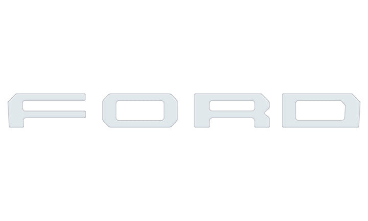 Ford Performance Grille Letter Overlays Fits 2019-2023 Ford Ranger