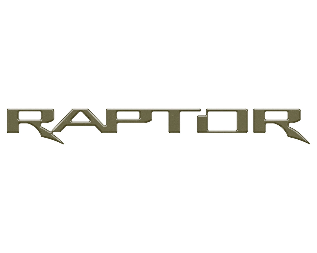 Raptor Tailgate Emblem Inserts Fits 2024-2026 Ford Ranger