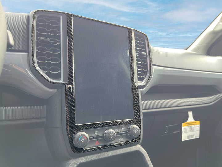 Display Screen/A.C. Vent Accent Trim Fits 2024-2025 Ford Ranger