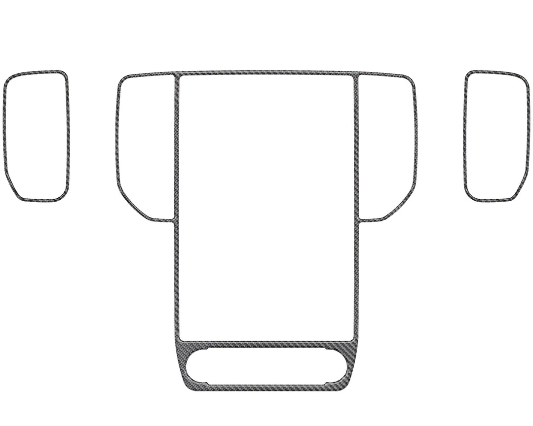 Display Screen/A.C. Vent Accent Trim Fits 2024-2026 Ford Ranger