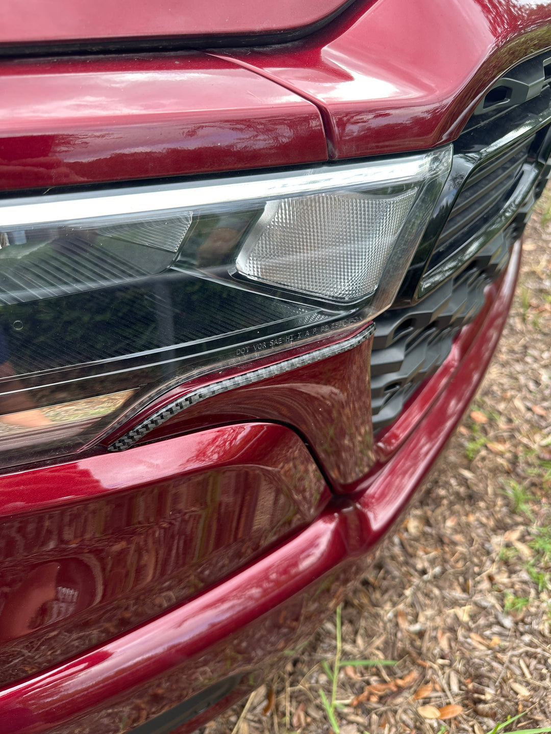 Grille Side Line Accent Trim Fits 2025-2026 Ram 1500