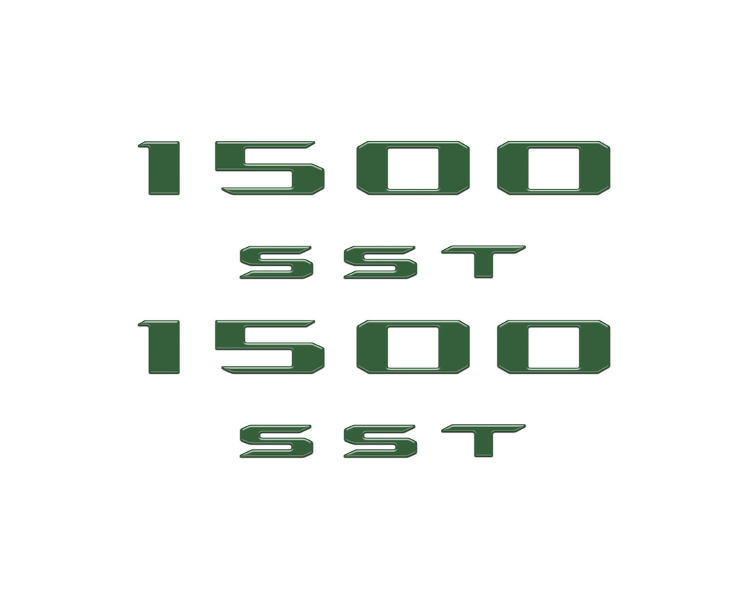 Hood Letter Overlays Fits 2025-2026 Ram 1500