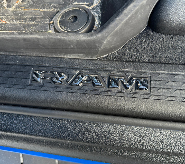 Doorsill Plate Letter Overlays Fits 2025-2026 Ram 1500/2500/3500