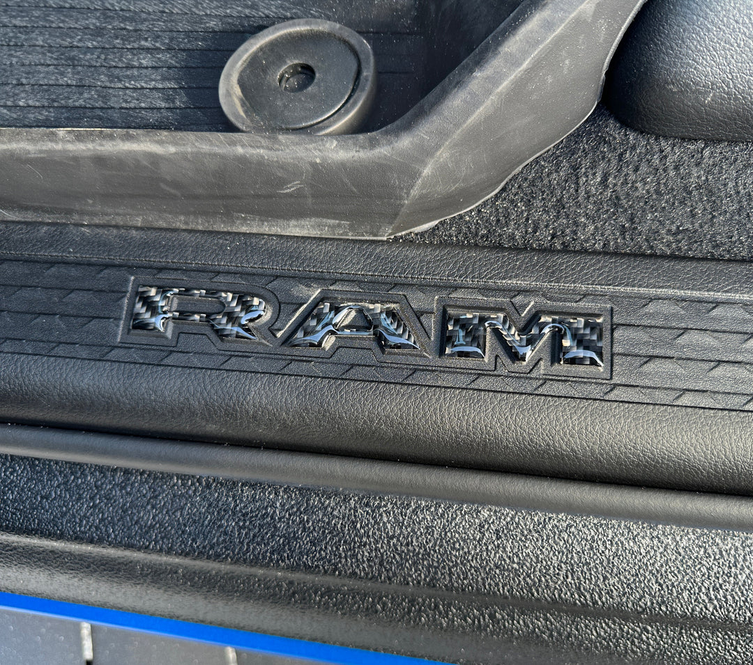 Doorsill Plate Letter Overlays Fits 2025-2026 Ram 1500/2500/3500