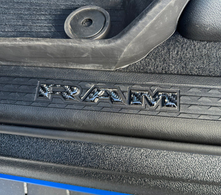 Doorsill Plate Letter Overlays Fits 2025-2026 Ram 1500/2500/3500