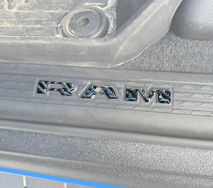 Doorsill Plate Letter Overlays Fits 2025-2026 Ram 1500/2500/3500