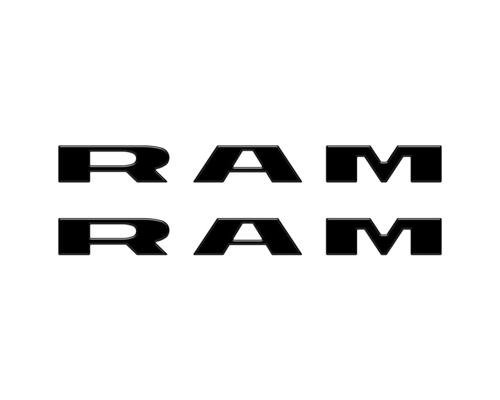 Front Door Emblem Overlays Fits 2025-2026 Ram 1500/2500/3500