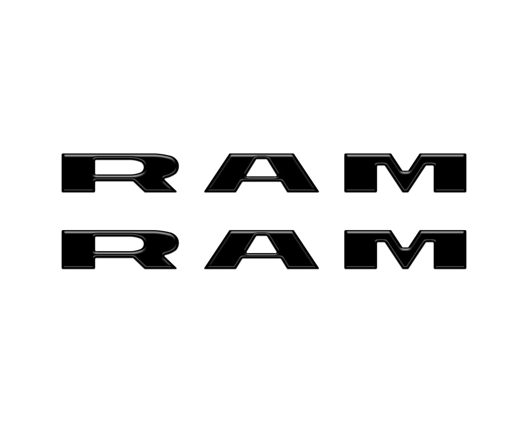 Front Door Emblem Overlays Fits 2025-2026 Ram 1500/2500/3500
