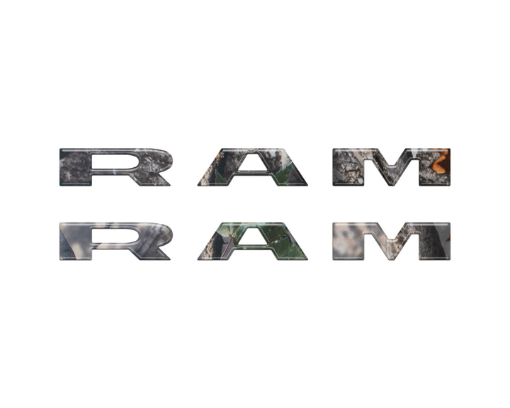 Front Door Emblem Overlays Fits 2025-2026 Ram 1500/2500/3500