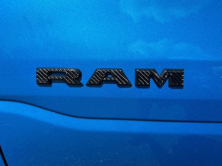 Front Door Emblem Overlays Fits 2025-2026 Ram 1500/2500/3500