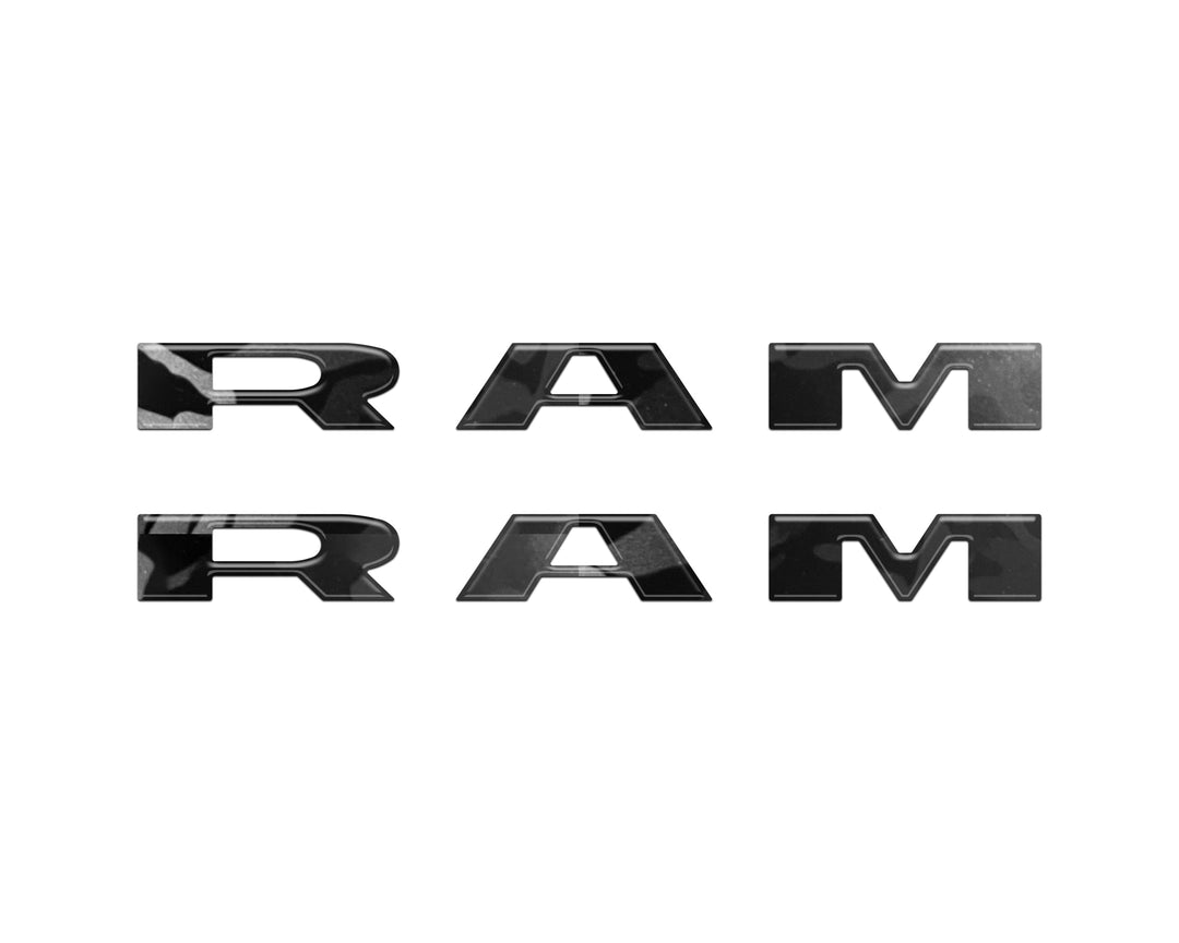 Front Door Emblem Overlays Fits 2025-2026 Ram 1500/2500/3500