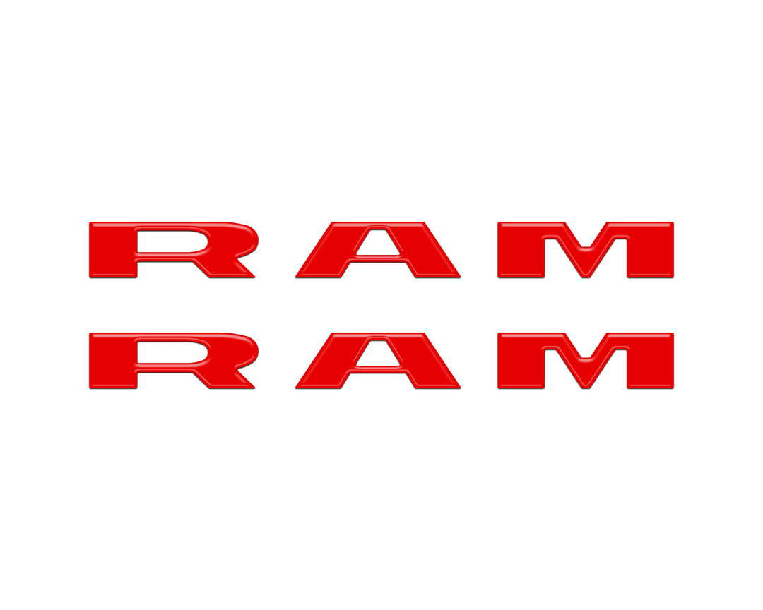 Front Door Emblem Overlays Fits 2025-2026 Ram 1500/2500/3500