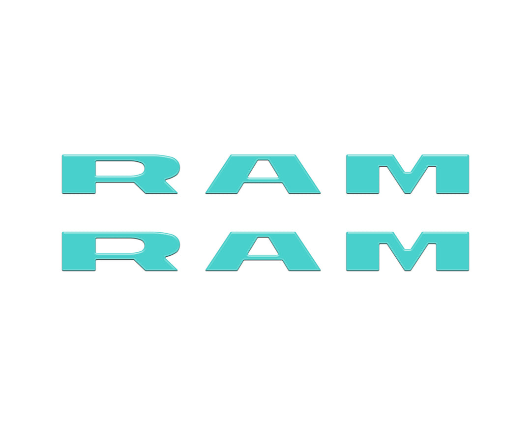 Front Door Emblem Overlays Fits 2025-2026 Ram 1500/2500/3500