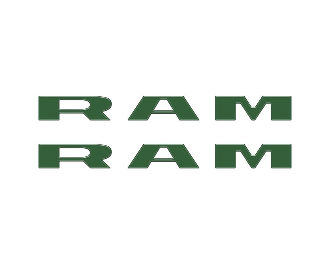 Front Door Emblem Overlays Fits 2025-2026 Ram 1500/2500/3500