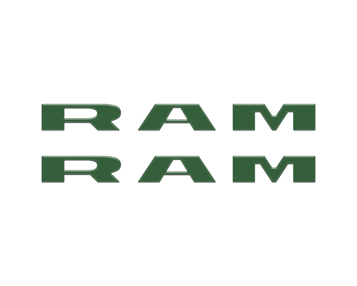 Front Door Emblem Overlays Fits 2025-2026 Ram 1500/2500/3500