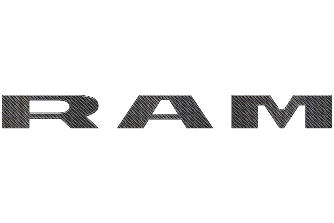 Tailgate Letter Overlays Fits 2025-2026 Ram 1500