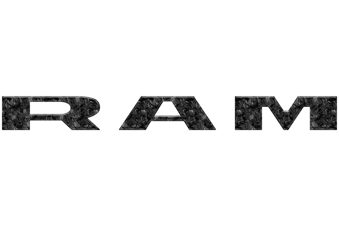 Tailgate Letter Overlays Fits 2025-2026 Ram 1500
