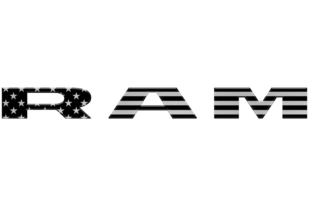 Tailgate Letter Overlays Fits 2025-2026 Ram 2500/3500