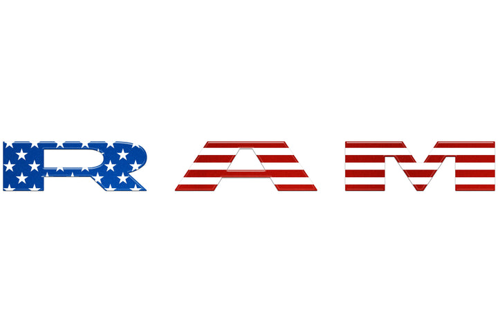 Tailgate Letter Overlays Fits 2025-2026 Ram 1500